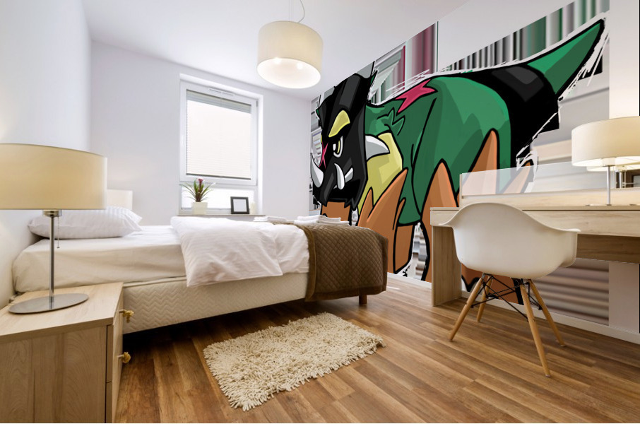 Turroxosaurus Mural print