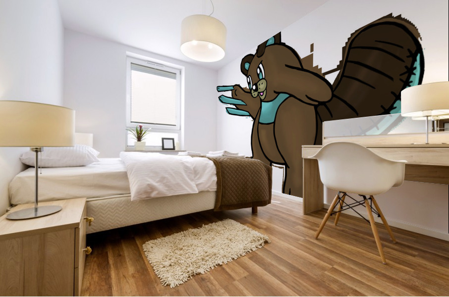 Beaveice Mural print