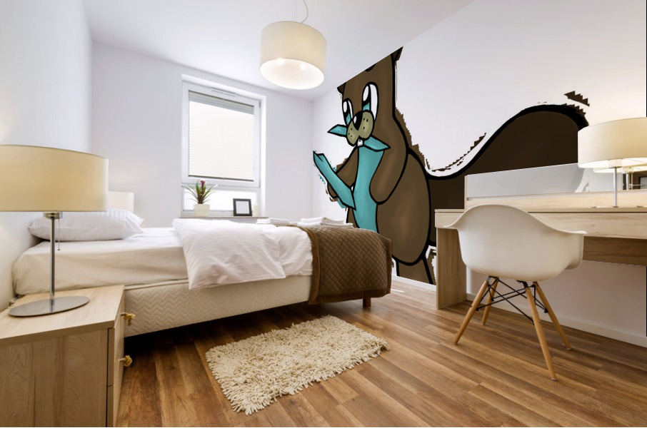 Beatrice Mural print