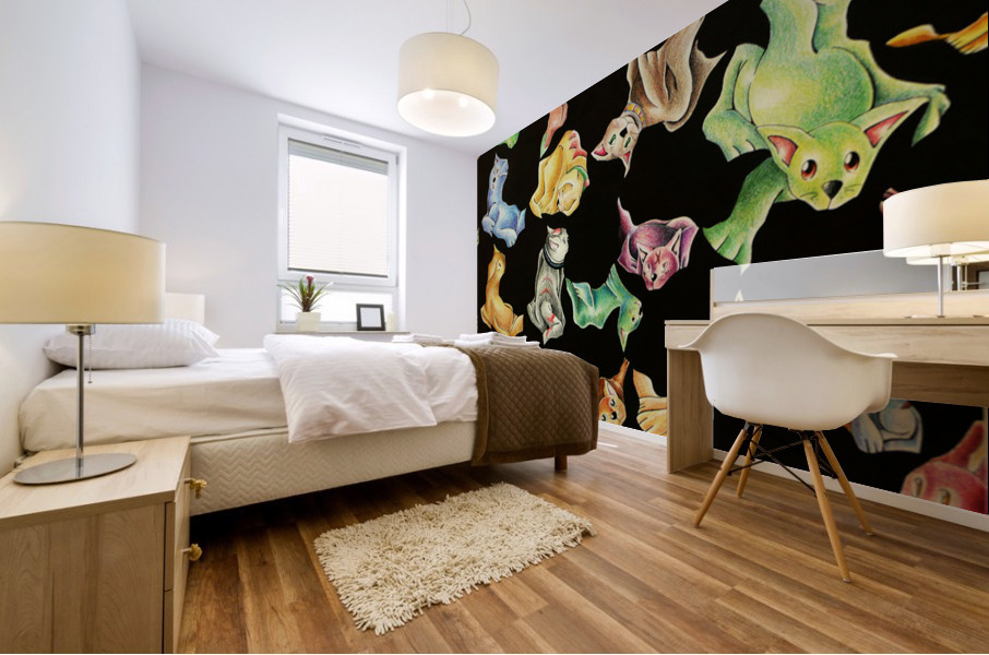 CatPattern Mural print
