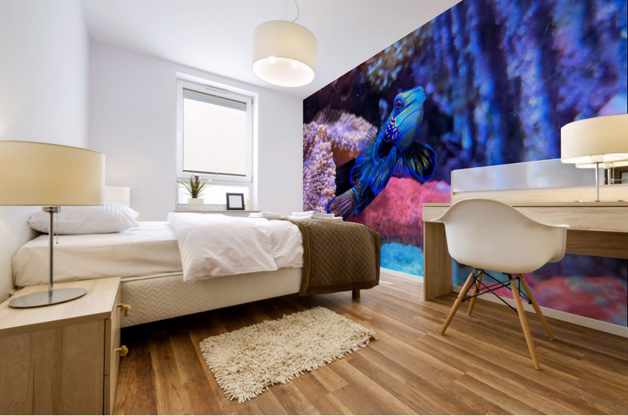 BlueFish Mural print