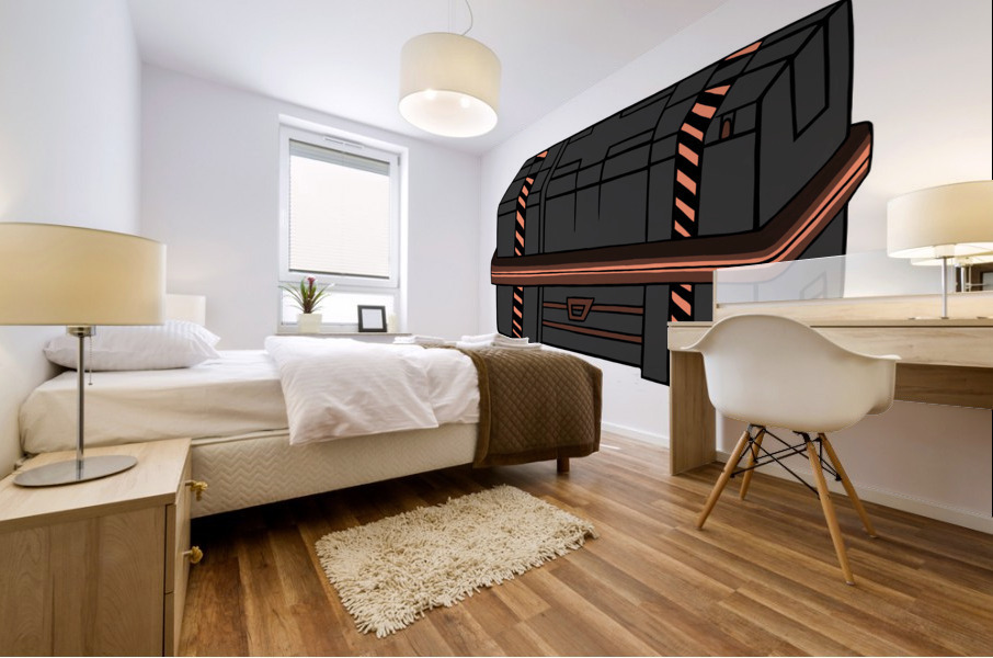 Crate Mural print