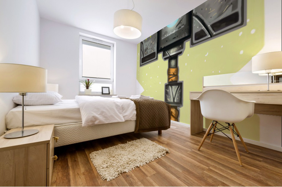 JohnsonKelly Hammer Mural print