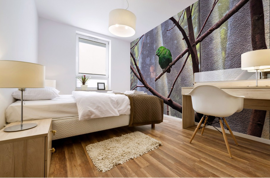 GreenBird Mural print