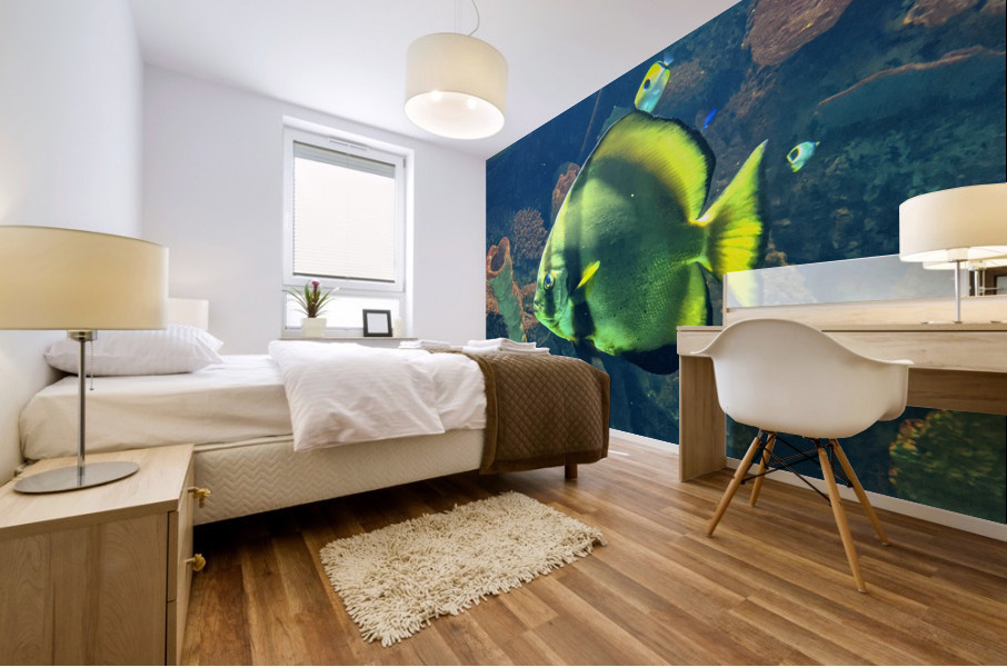 GreenFish Mural print