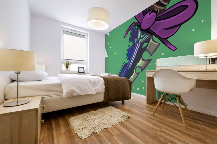 Johnson Kelly Dagger Mural print