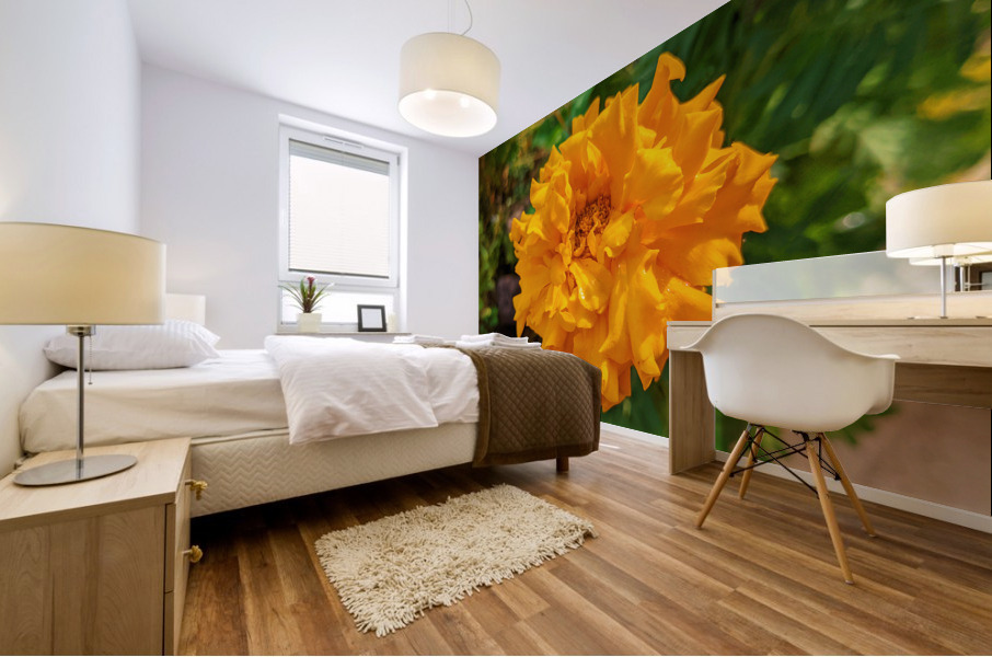 OrangeFlower Mural print