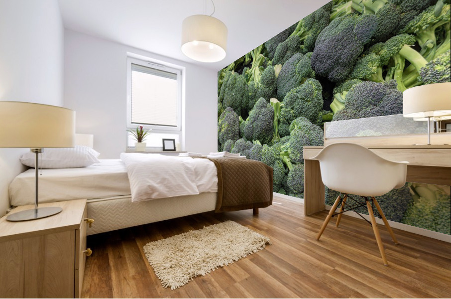 Brocolli Mural print
