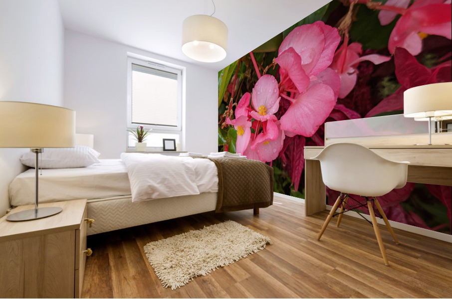 PinkFlowers Mural print