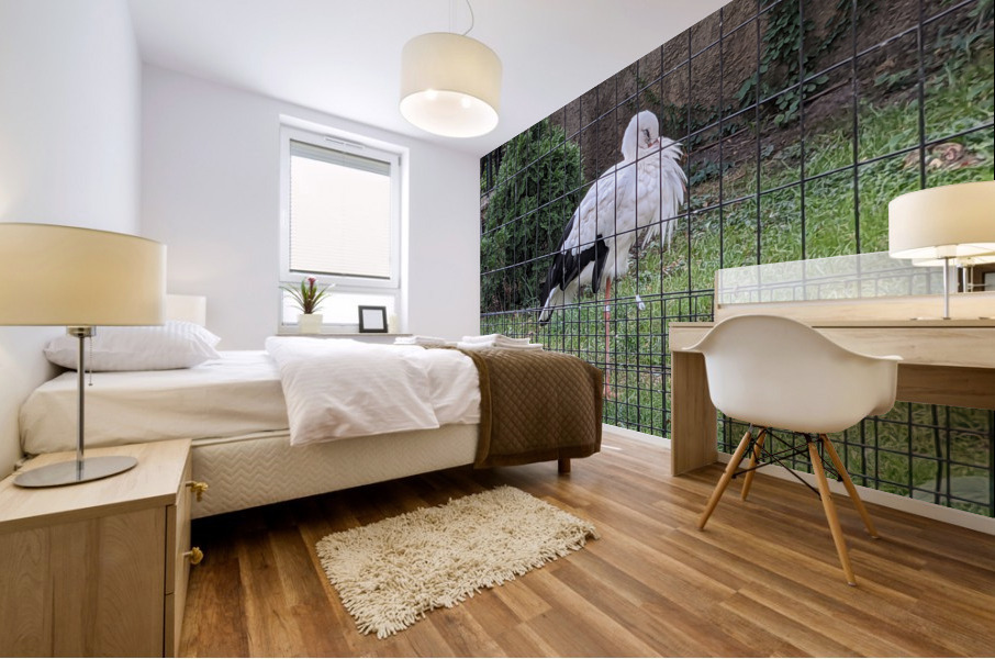 White Bird Mural print