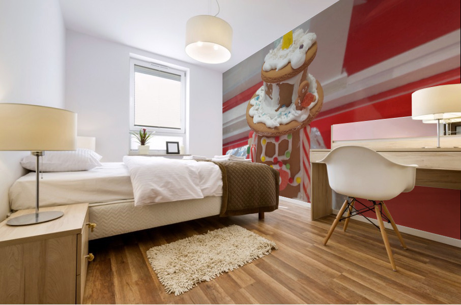 Gingerbreadhouse Mural print