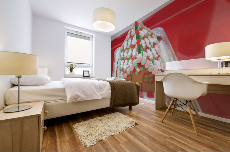 Gingerbreadhouse4 Mural print