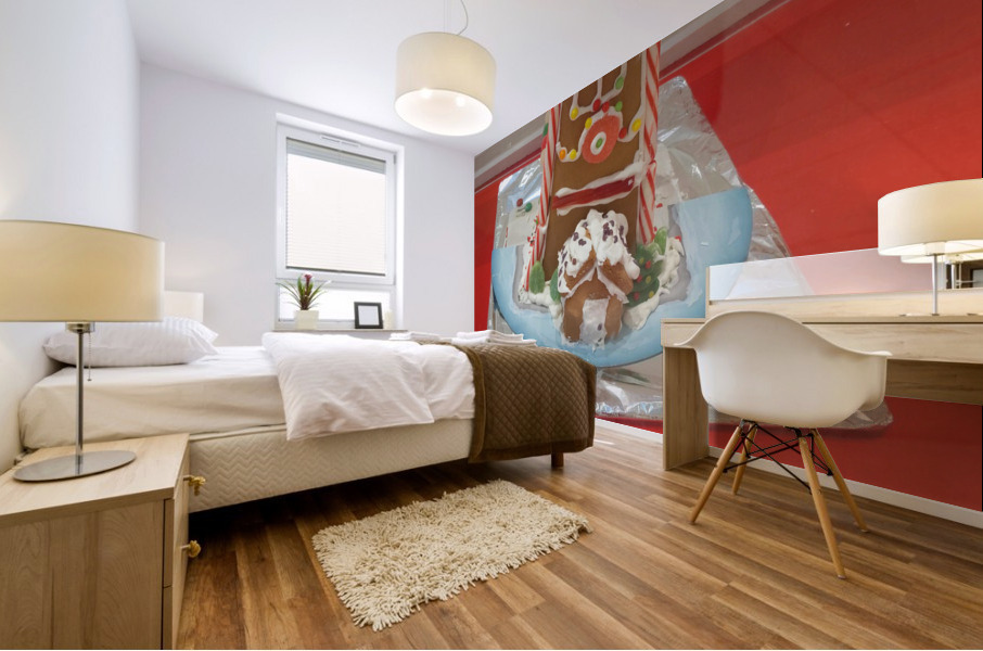 Gingerbreadhouse3 Mural print