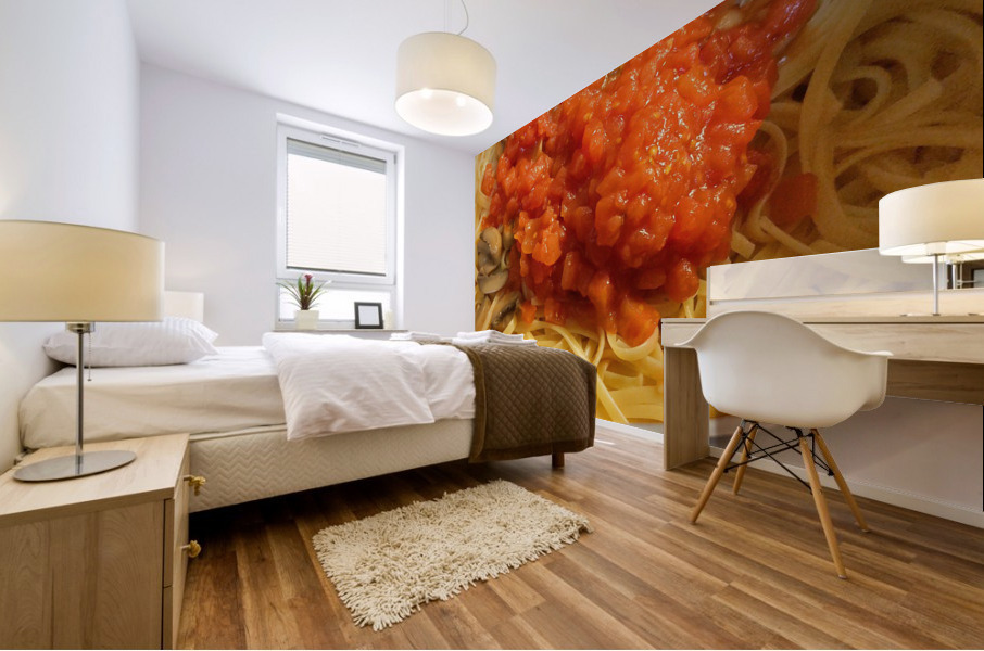 Spaghetti Mural print