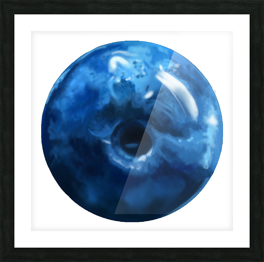 Blueberry Picture Frame print