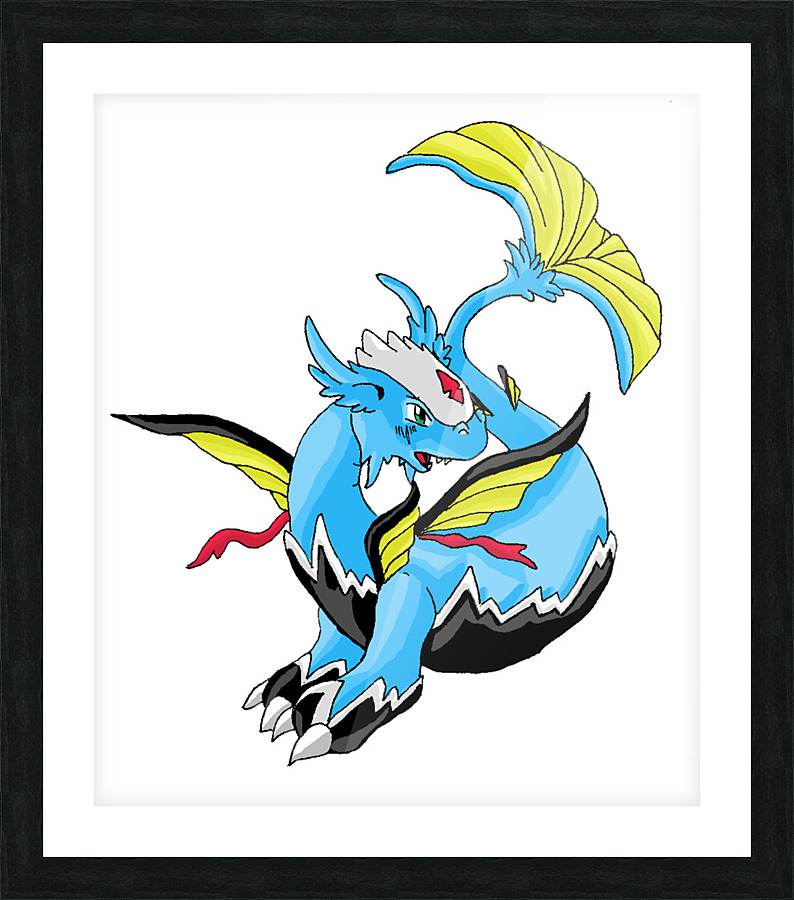 Dragonir Picture Frame print