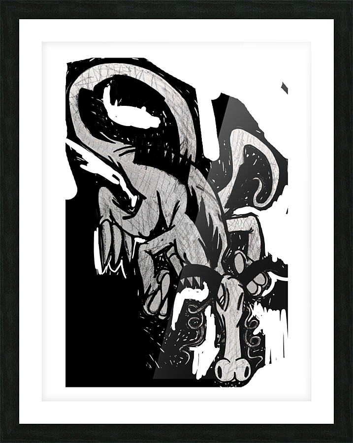 Dragon Picture Frame print