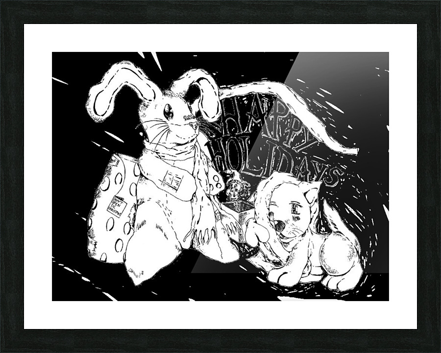 HappyHolidays Picture Frame print