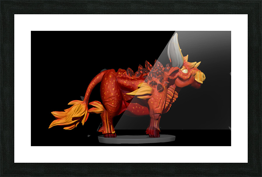 FireBull2 Picture Frame print