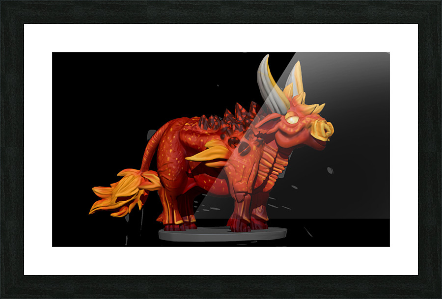 FireBull3 Picture Frame print