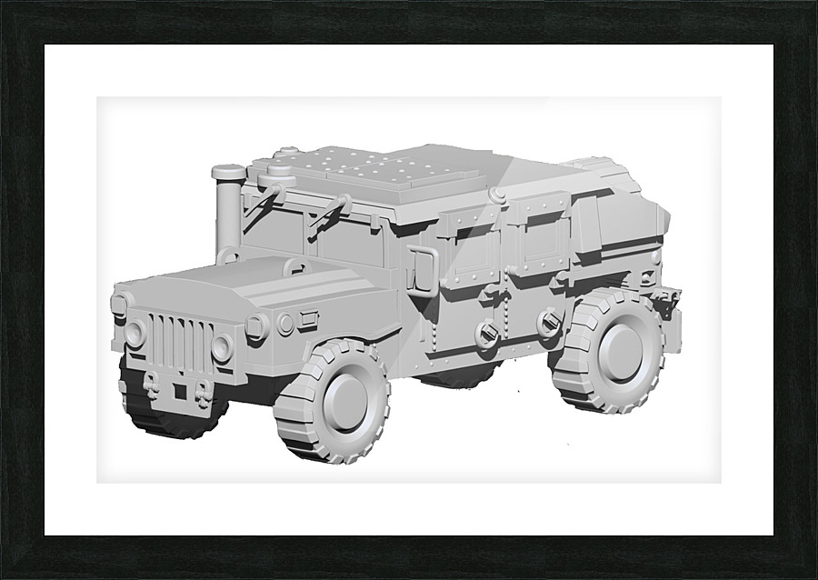 Hummervee3 Picture Frame print