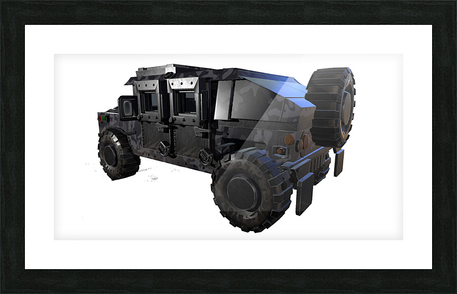 HummerVee2 Picture Frame print