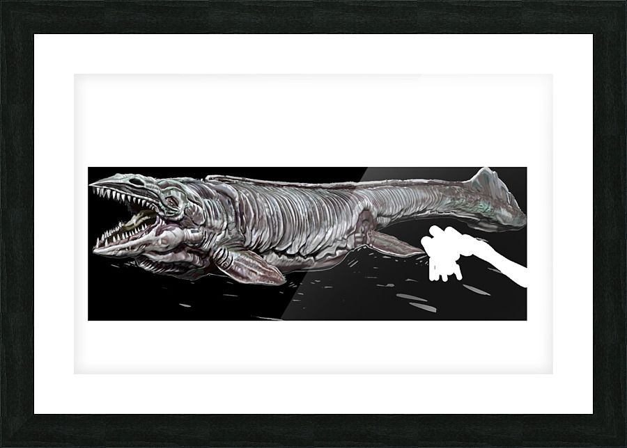 Sea Creature Picture Frame print