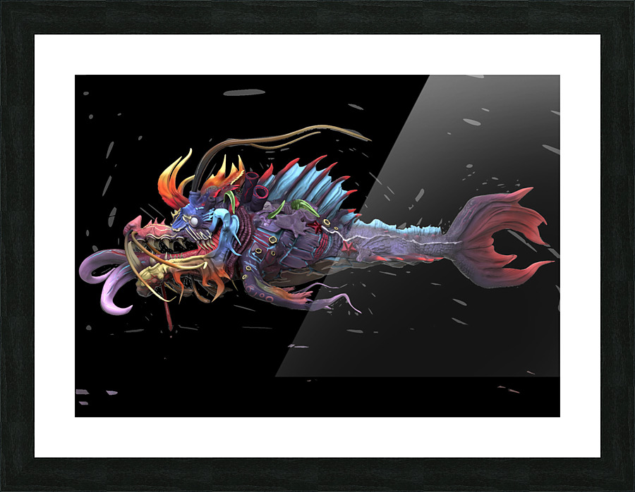 kelly johnson fishyrendered2 Picture Frame print
