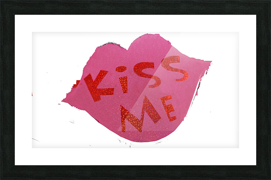 KissMe Picture Frame print