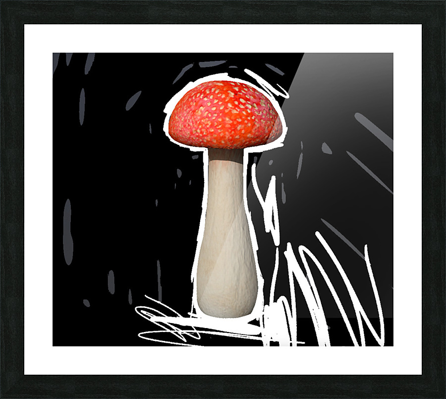 Mushroom3 Picture Frame print