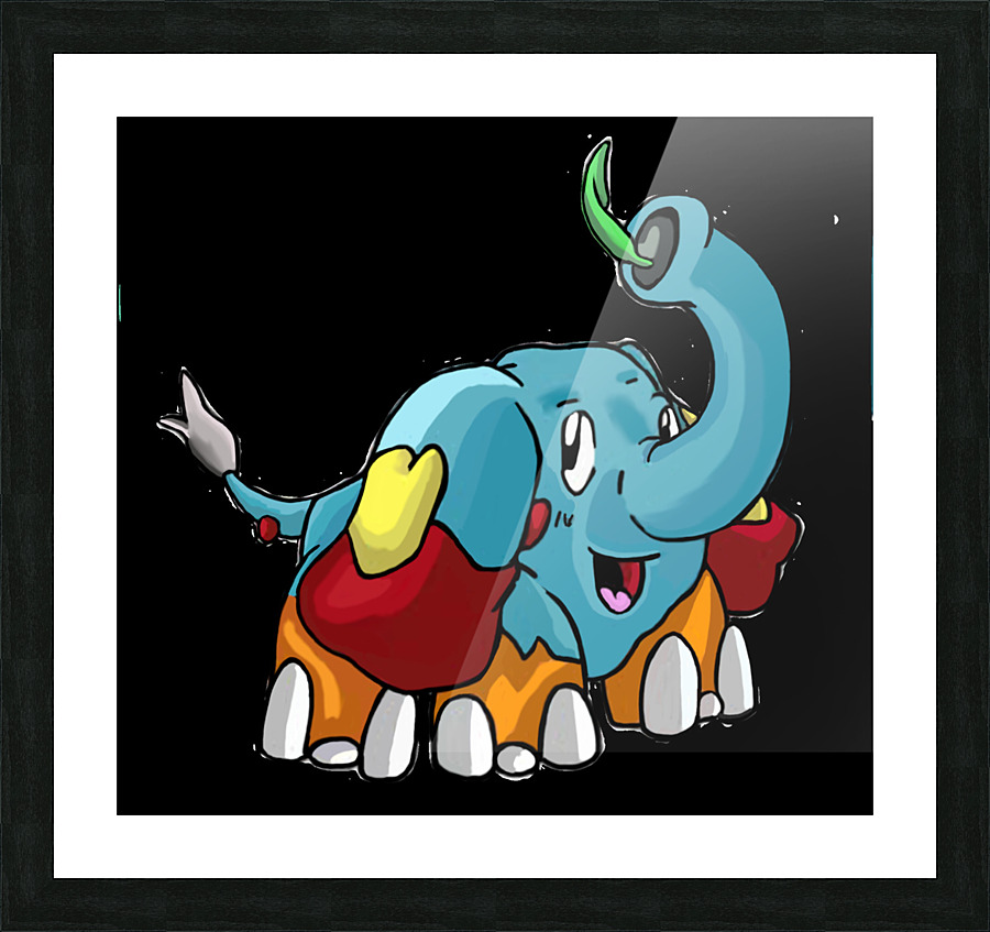 Mudphant Picture Frame print