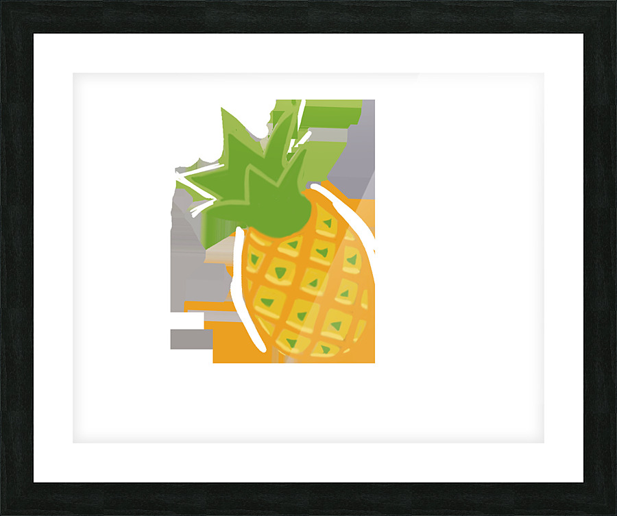Pineapple Picture Frame print