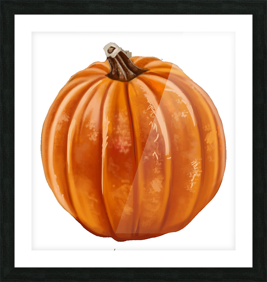 Pumpkin Picture Frame print