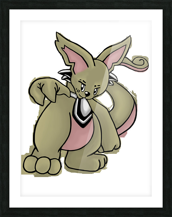 Rabbababa Picture Frame print