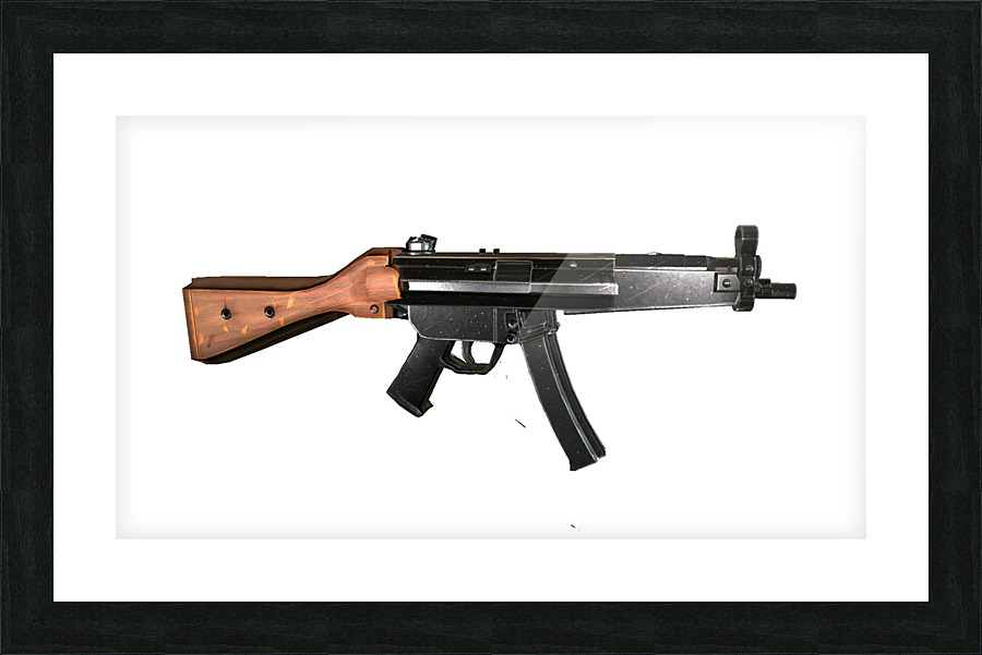Rifle Picture Frame print