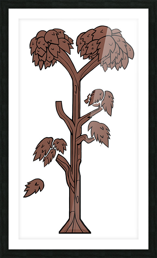 TreesTrans Picture Frame print
