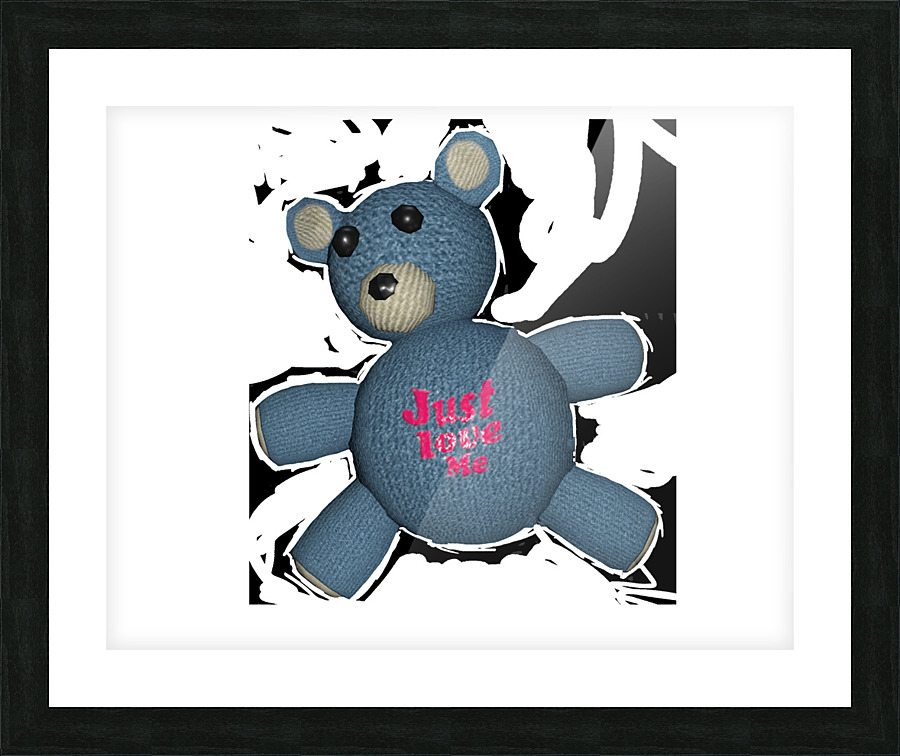 Bear Object Picture Frame print