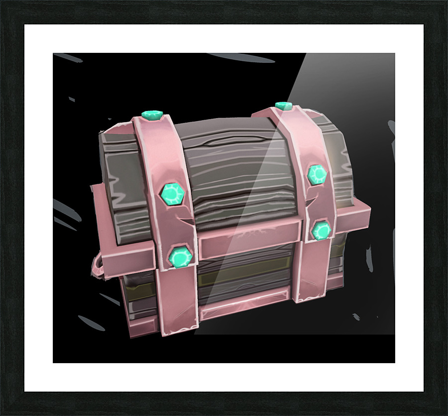BasicPirateKeeperChest2 Picture Frame print