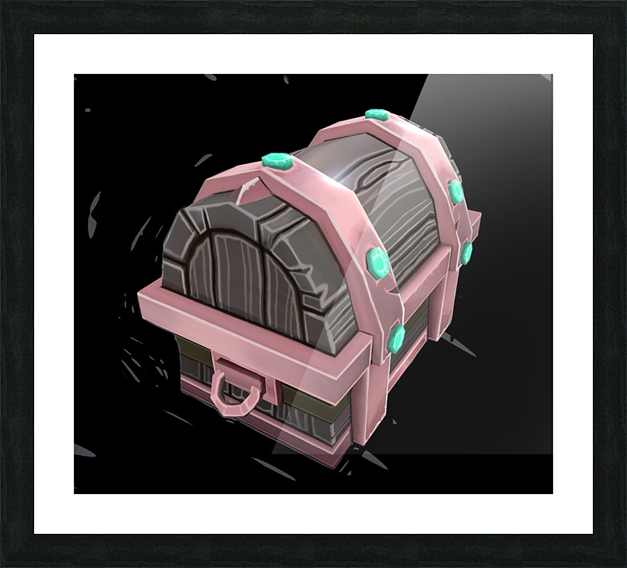 BasicPirateKeeperChest3 Picture Frame print