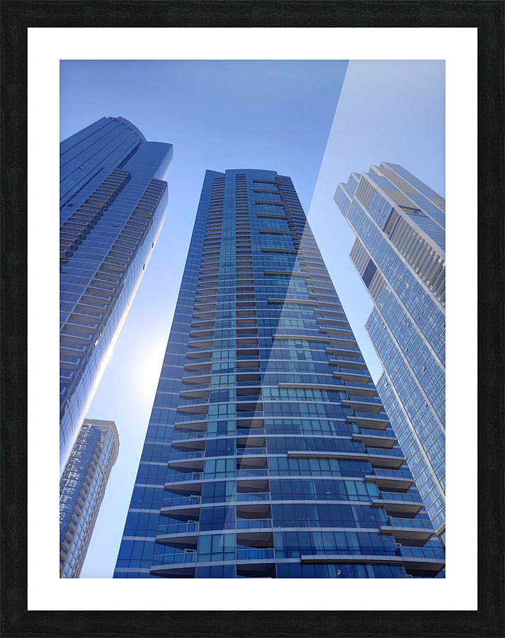 ChicagoSkyLine2 Picture Frame print