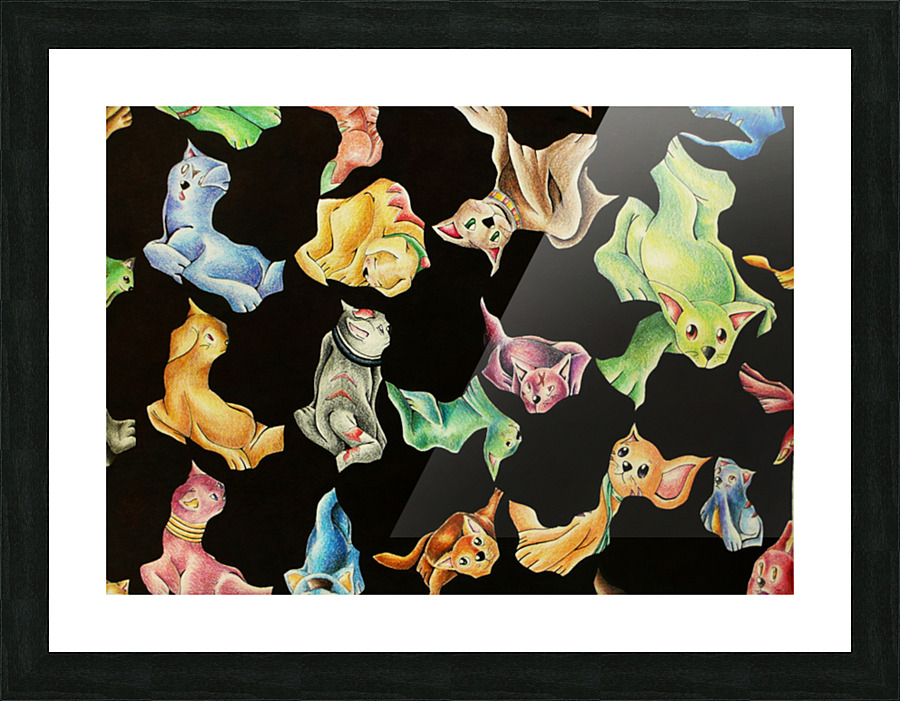 CatPattern Picture Frame print