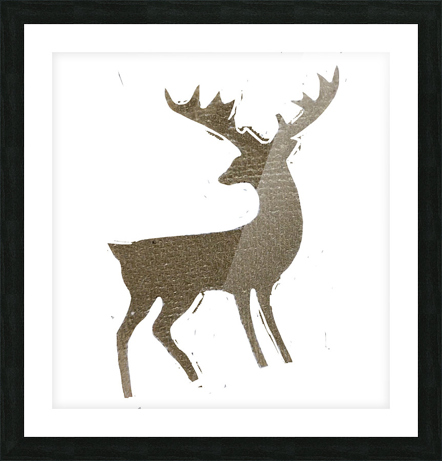 Deer Picture Frame print