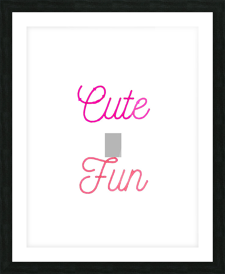 CuteandFun Picture Frame print