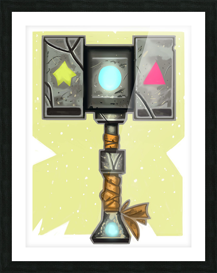 JohnsonKelly Hammer Picture Frame print