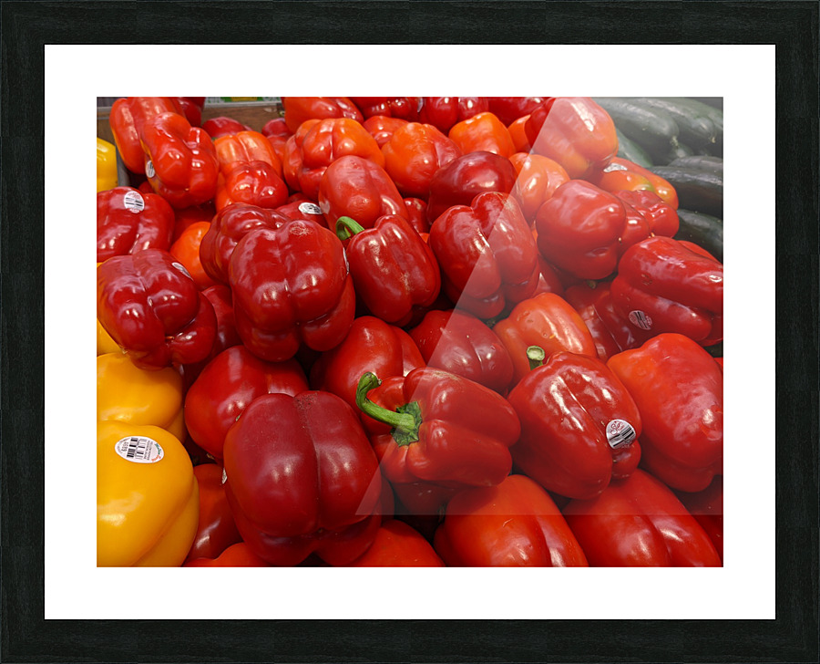 Red Peppers Picture Frame print