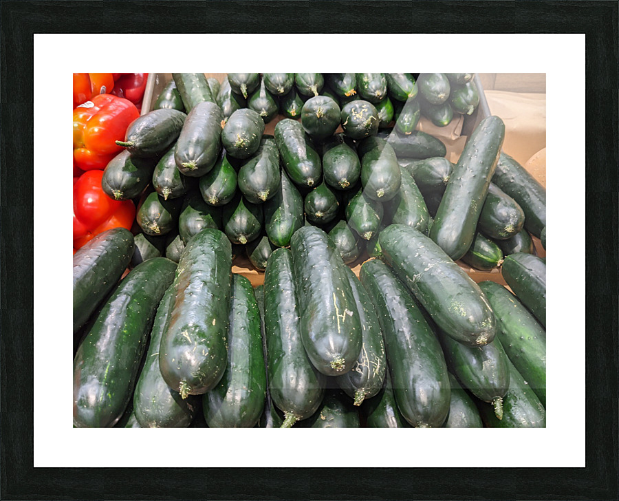 Cucumber Picture Frame print