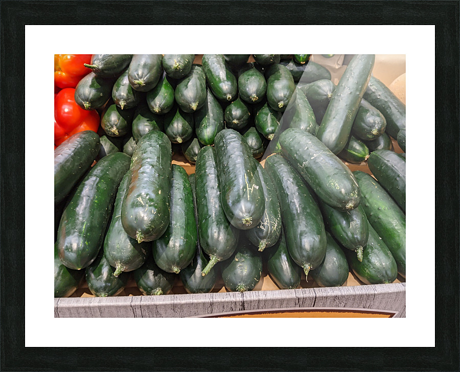 Cucumber Picture Frame print