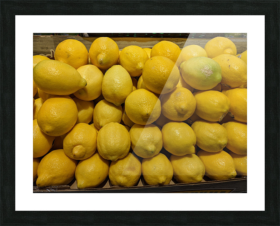 Lemons Picture Frame print