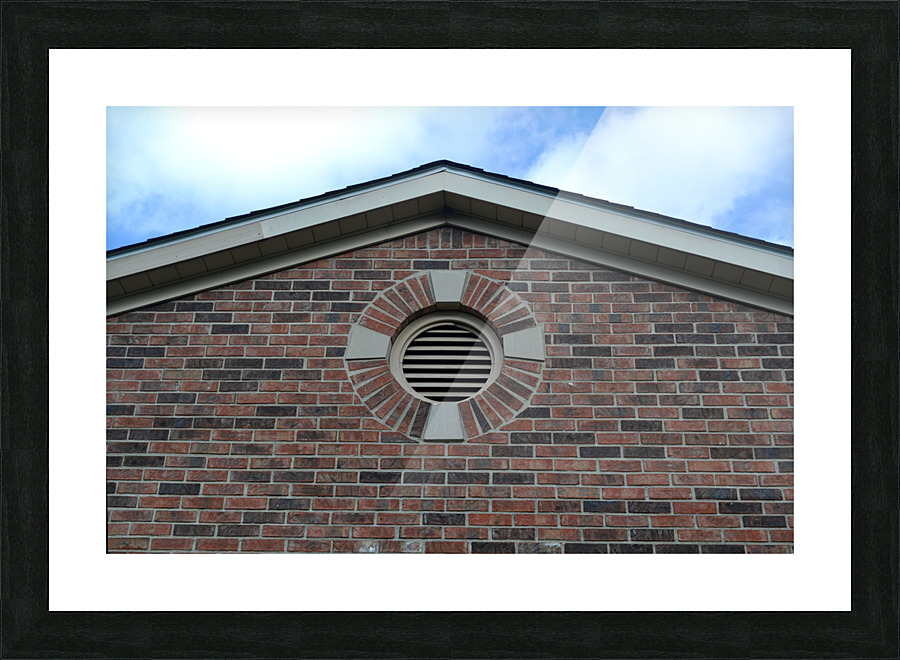 Apartment Building Picture Frame print