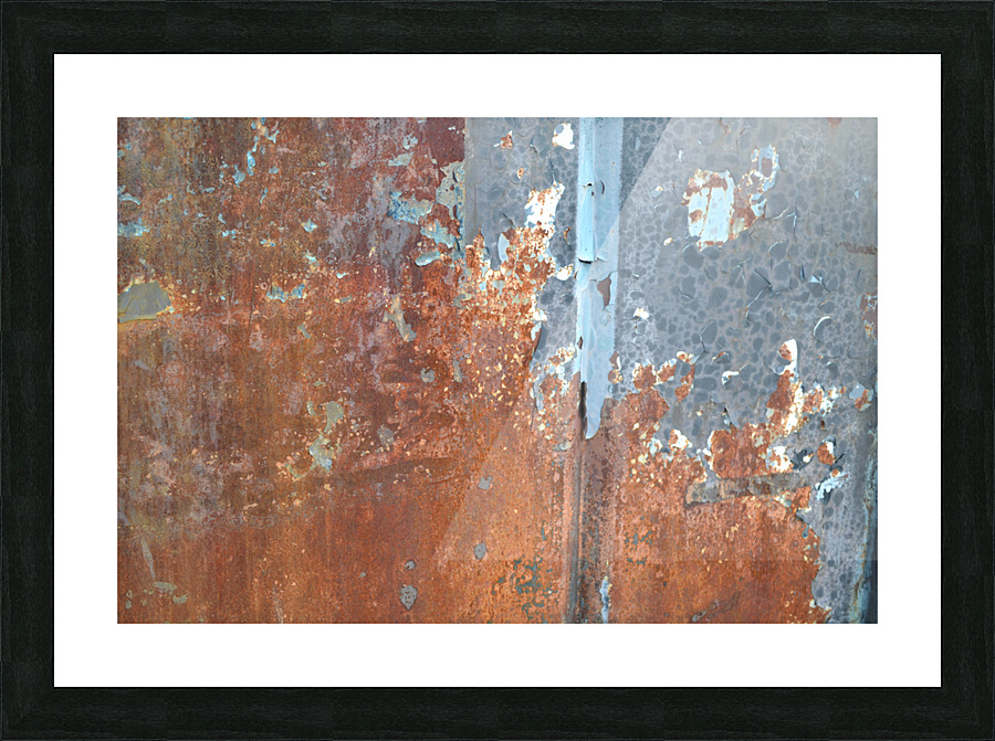 Metallic Garbage Bin Picture Frame print